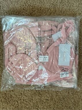 Wholesale Bundle of Rose Velvet Pink Ribbed Bralettes NWT